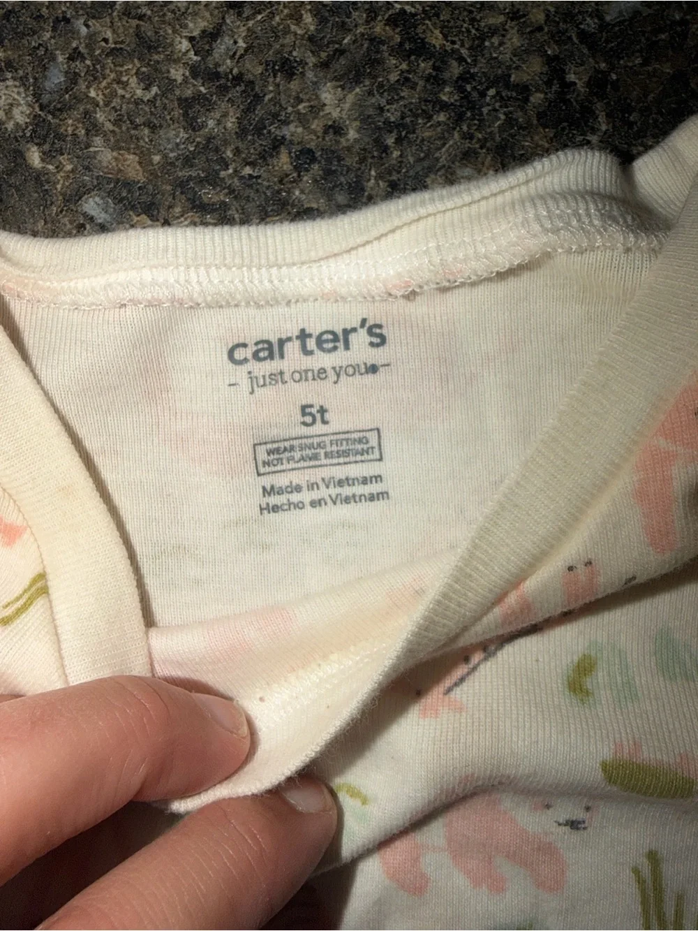 ⭐️ Carter's Black Bow & Cream Safari Print Kids Leggings Set